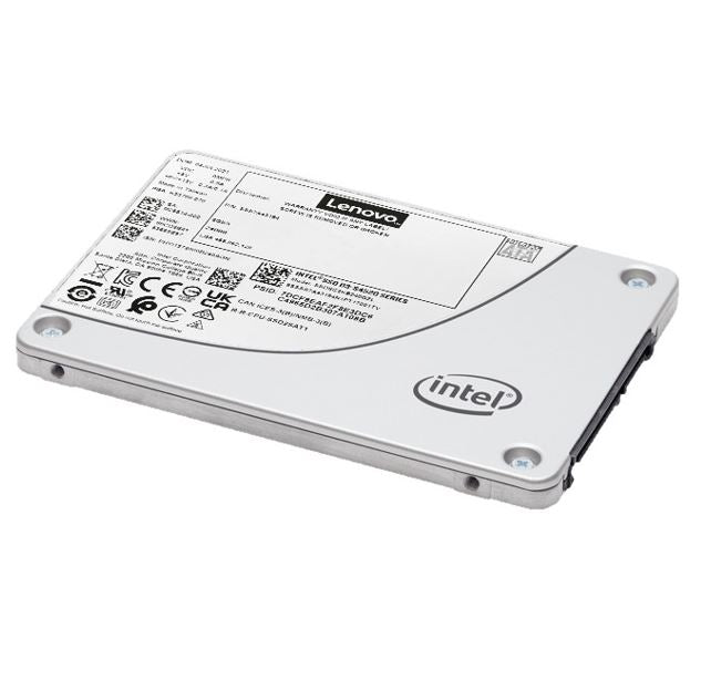 ThinkSystem S4520 Read Intensive SATA SSDs are advanced 6Gb SATA solid-state drives that use 144-layer Intel 3D NAND TLC Flash Memory technology 